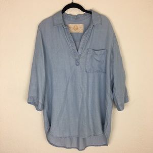 Bella Dahl | Anthropologie Chambray High Low L